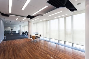 Interior of an office in a printing company